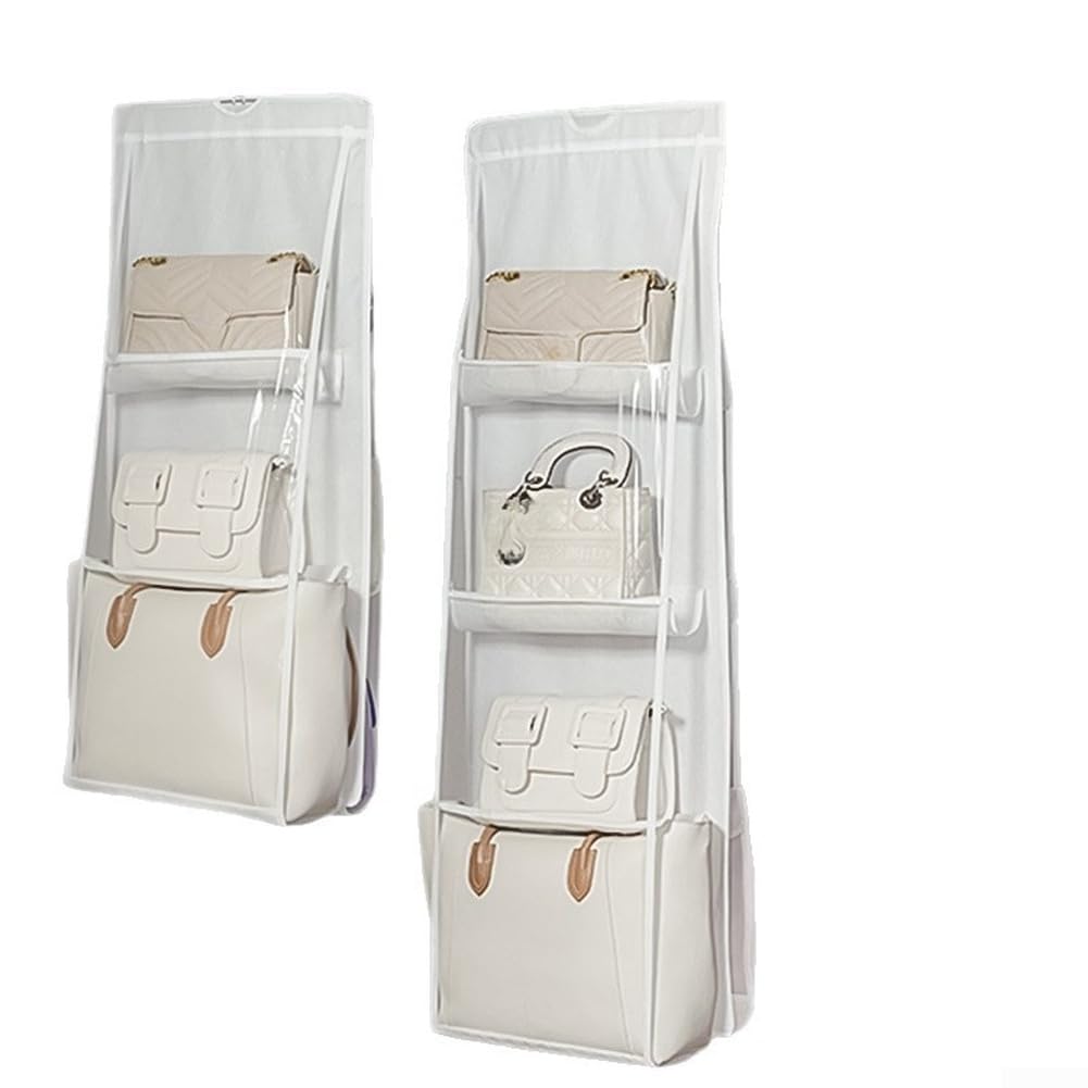 Organizador transparente para colgar en la pared, bolsa de almacenamiento de malla multicapa que ahorra espacio, PVC, plegable, lavable, ropa, zapatos, bolsas pequeñas, entradas, armarios