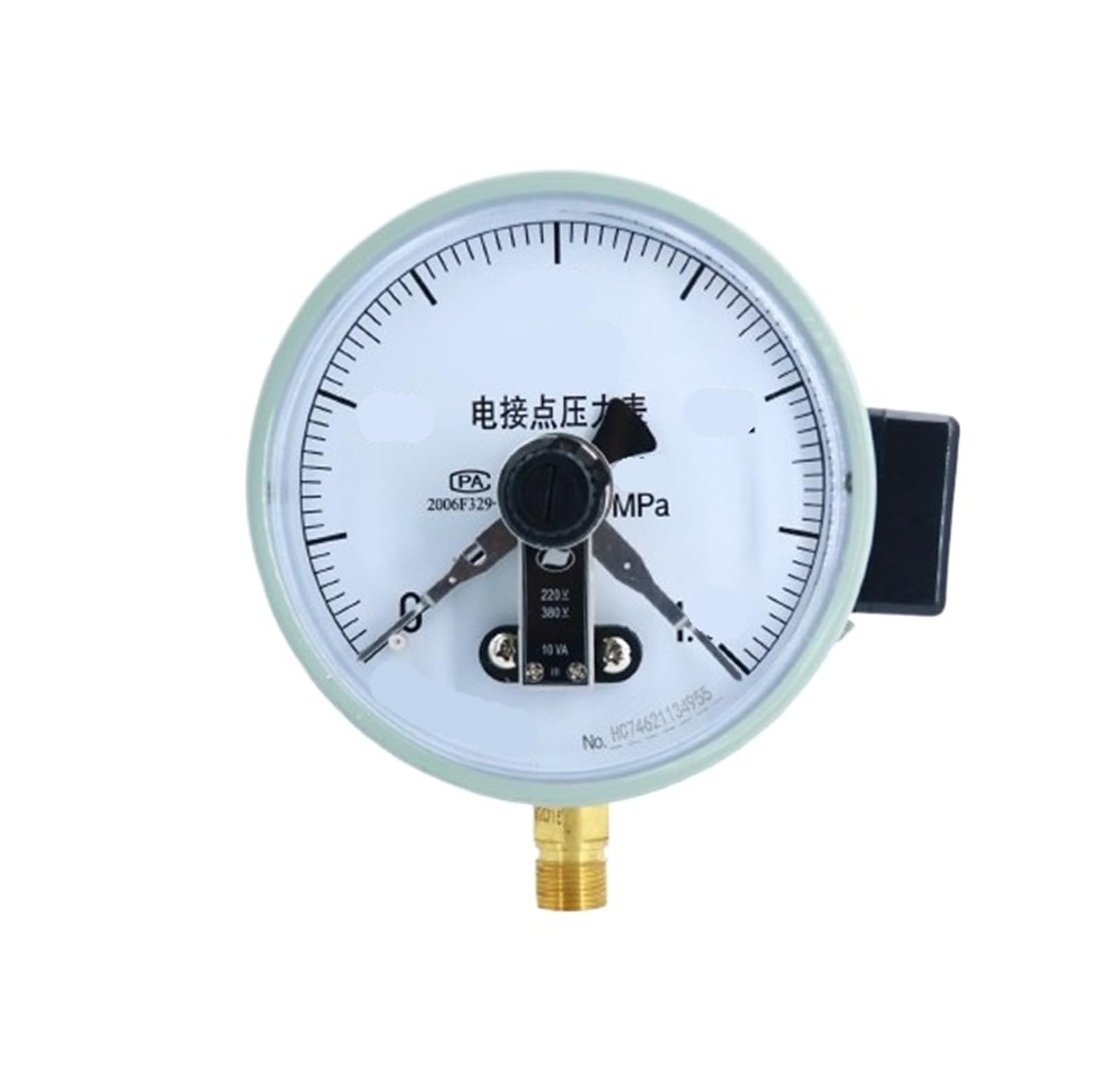 Manómetro de contacto eléctrico YX-150, clase de precisión 1.6.(0-0.25MPa(2.5kg))