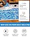 OCEANBROAD Self-Adhesive 48''x16'' Camouflage Boat Flooring Non-Slip EVA Foam Sheet Marine Grip Mat for Jon Boats Surfboard SUP Paddle Board Kayak Yacht, Camo Blue
