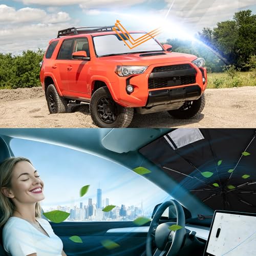 Image of Windshield Sun Shade Umbrella for Toyota 4Runner 2010-2026