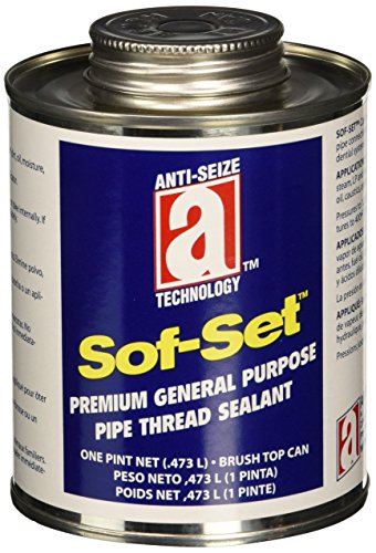SOF-Set 29018 Premium General Purpose Pipe Thread Sealant, 1 Pint, Yellow