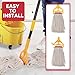 Commercial Heavy Duty Mop Heads Replacement for Rubbermaid: 6 Packs Industrial Wet Mop Head for Floor Cleaning - Cotton Looped-Open String Commercial Products Wet Refills