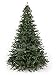 Produktbild Original Hallerts® Spritzguss Weihnachtsbaum Oxburgh 210 cm Edeltanne - zu 100% in Spritzguss PlasTip® Qualität - schwer entflammbar nach B1 Norm, Material TÜV und SGS geprüft