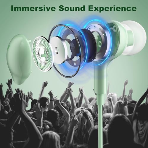 Image of USB C Headphones for iPhone 17 16 15 Pro Max, Wired Earbuds with Mic, Volume Control, Noise Cancelling, Compatible with iPhone 15 /16 / 17 Air /iPad Pro /Samsung Galaxy S26 / S25 / S24 /S23 Ultra