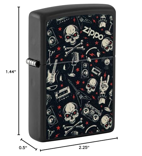 Encendedor Zippo Black Matte 46055 miniatura 7