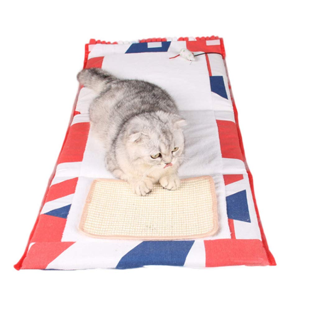 Giochi per Gatti Giochi per Gatti Gioca A Tunnel, Gioca A Nascondino, Tappetino per Graffi di Gatto, Collezione di Graffi di Moquette in Sisal con Giocattolo Appeso per Gattini