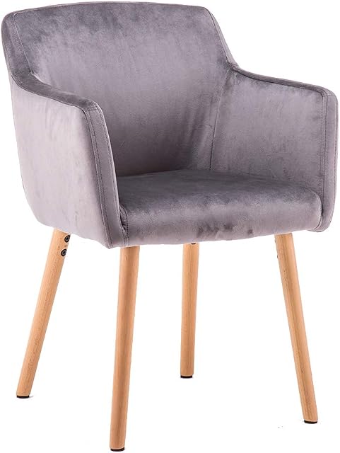 Amazon Brand - Movian Brad - Dining Chair, Grey