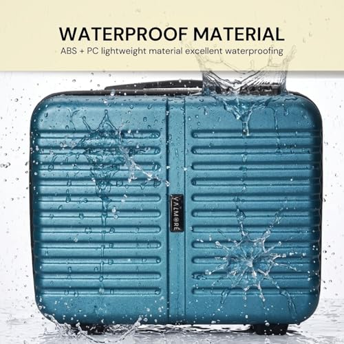 Image of VALMORE Valmore AeroVault 13 Hardshell Laptop Bag for 13-Inch MacBook, Polycarbonate Hard Case with Lock, Premium Cushioned Interior, Trolley Sleeve