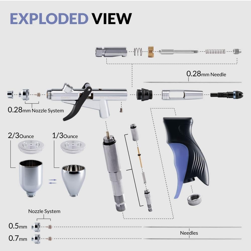 Gaahleri Airbrush Ace Series GHAC-Swallowtail & Barbatos Rex - Image 4