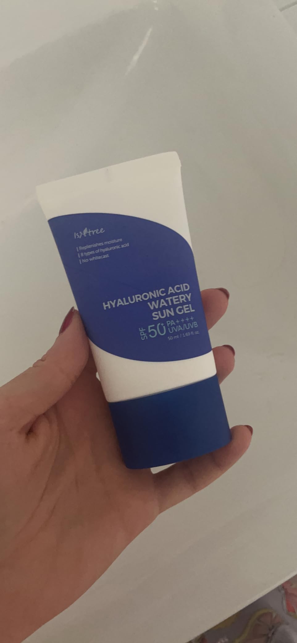ISNTREE Hyaluronic Acid Watery Sun Gel 50ml Sonnencreme für Gesicht