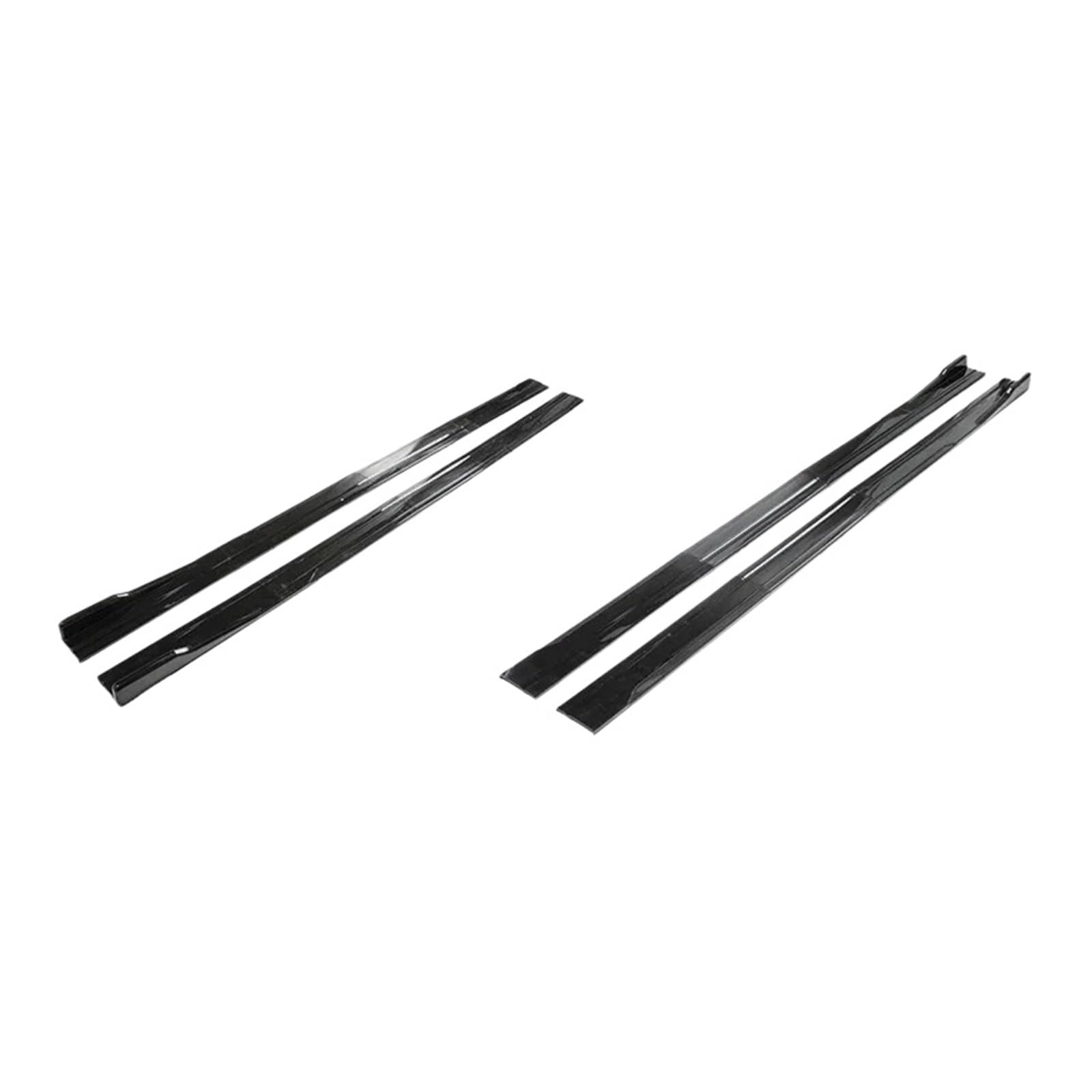 Gorąca sprzedaż boczna dokładka samochodu regulowany zderzak z włókna węglowego zmodyfikowane przedłużenie Rocker Plate Lip kompatybilny z Kia Ford Mazda BMW(New Reddish Black2)