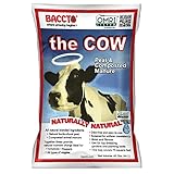 Michigan Peat Baccto Wholly Cow Horticultural Compost and Manure for Soil Amendment, Lawn Care, Vegetable Garden Beds, and More, 40 Quart Bag