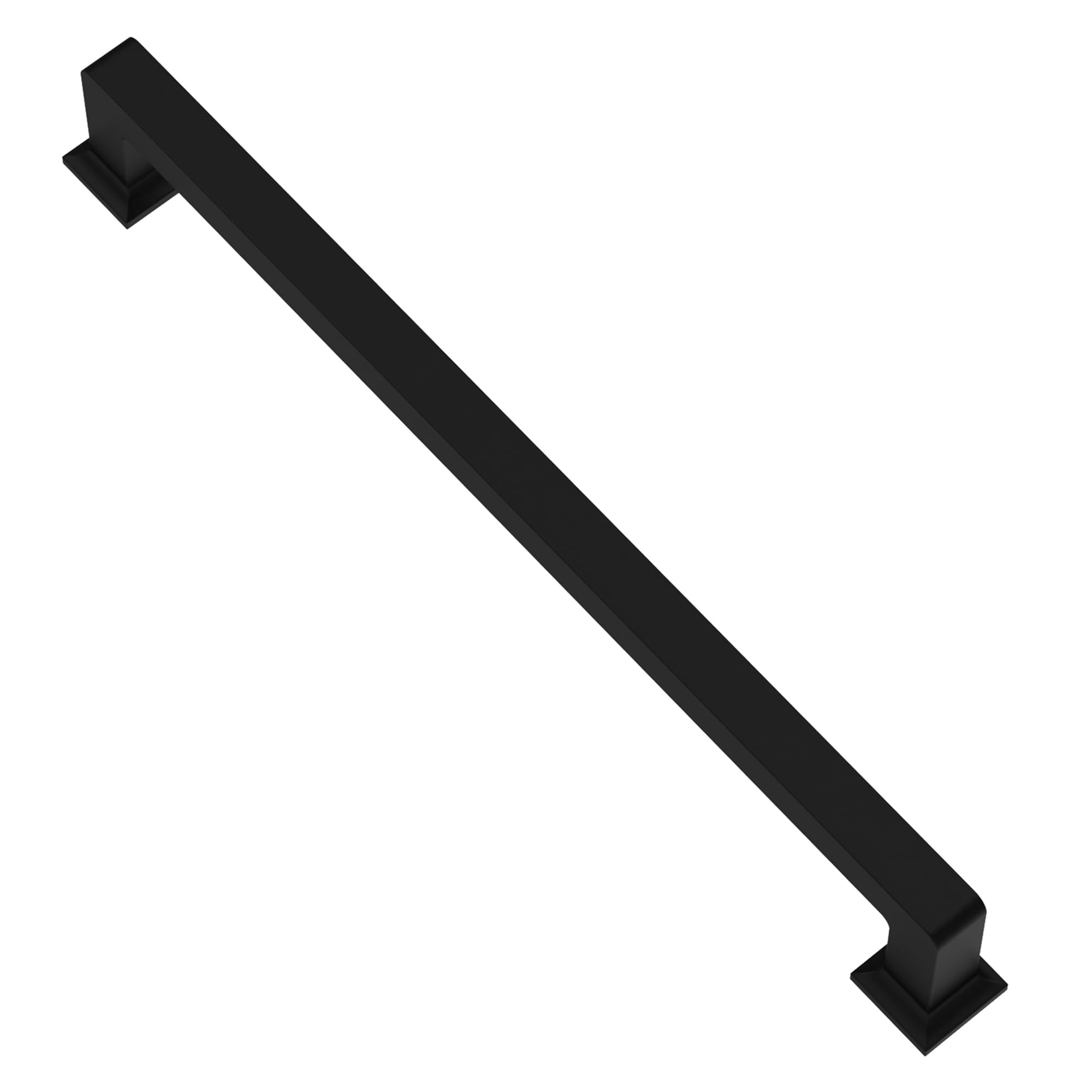 Alzassbg 12-1/2 inch Matte Black Cabinet Pulls and Handles 6 Pack
