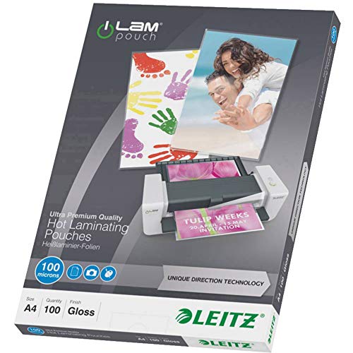 Udt Laminasyon Poşeti, A4,100 mikron, 100 adet, Şeffaf
