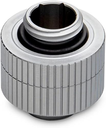 EKWB EK-Quantum Torque 0.551 in Rotary Macho a Macho Extender Fitting, titanio satinado