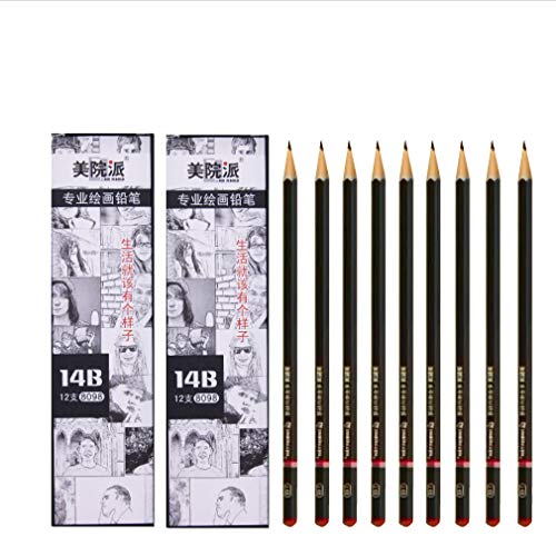 14B Skizzenstift matt Bleistift Kunst Student 12 Enden Cover