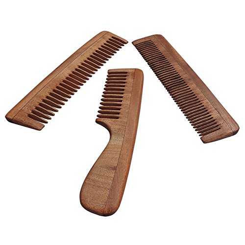 Set de 3 Peines de Madera de Neem miniatura 4