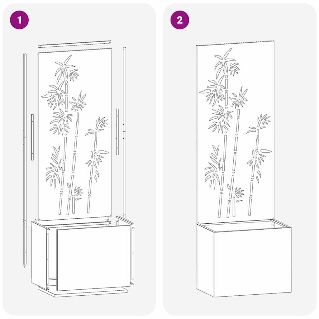 Genérico Pantalla de Privacidad para Jardín Floral 50 x 140 cm,Decoración,Obras de Arte,Carteles, copias y Arte visual-876449