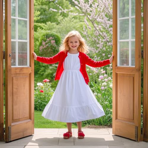 Image of Kiderence Toddler Flower Girl Sandals Open Toe Dress Shoes Wedding Party
