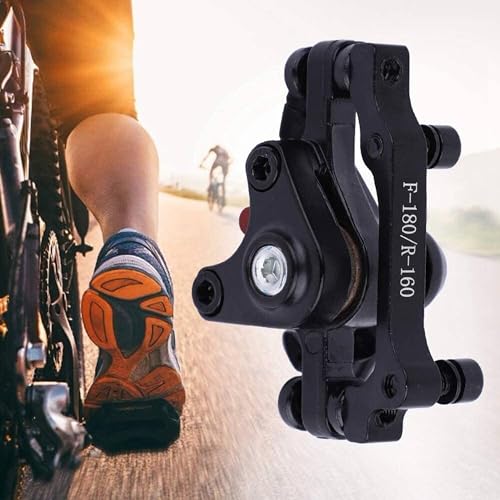 Image of Bicycle Mechanical Disc Brake Caliper | Front 180mm / Rear 160mm Rotor Compatible | Heavy-Duty Cycle Disc Brake for MTB, Road & Hybrid Bikes