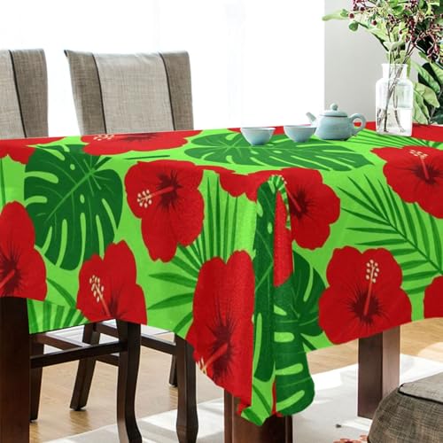 Linge de table carré lavable et durable rouge vif pour fêtes