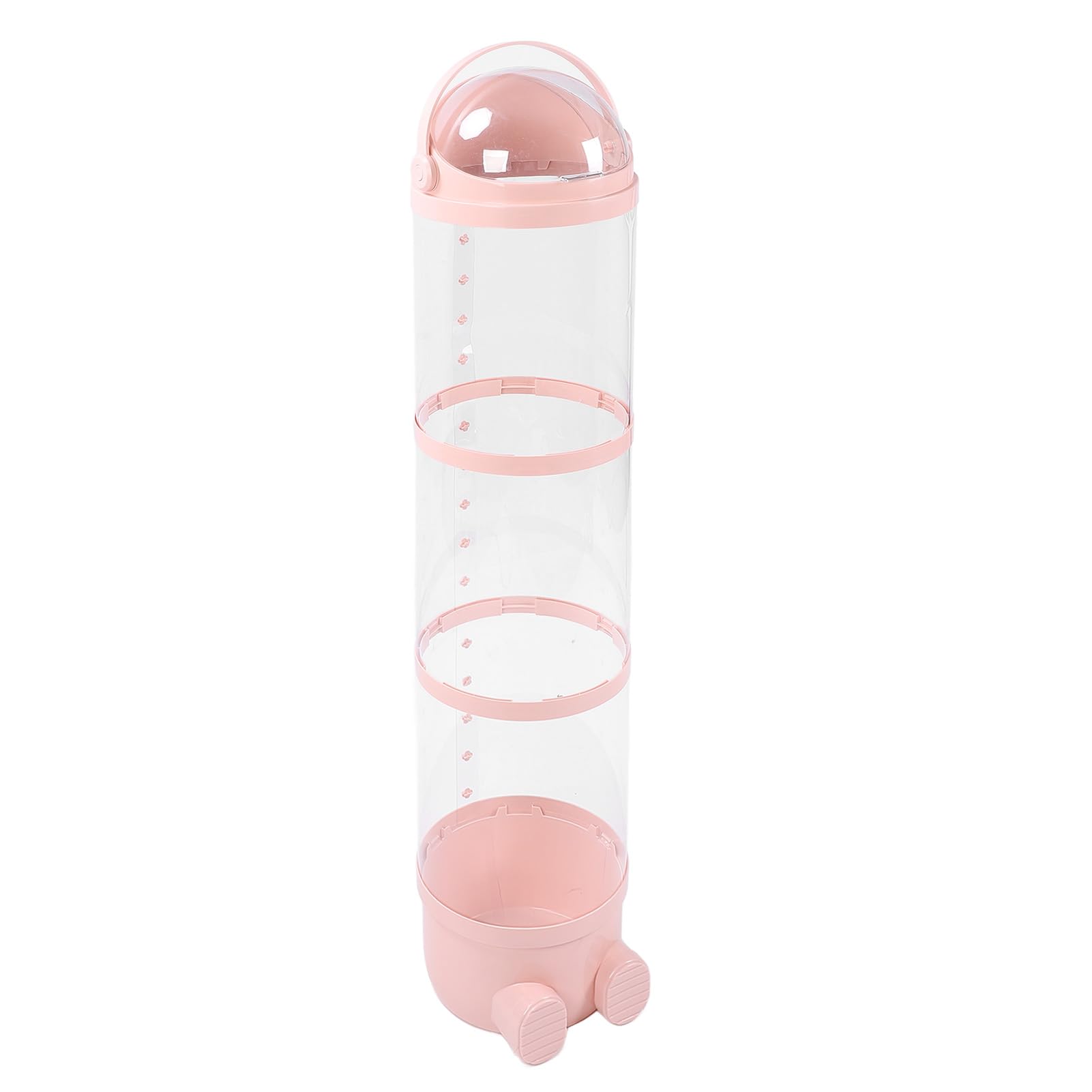 ZJchao Tubo de Almacenamiento de Juguetes de Peluche, Organizador de Animales de Peluche Suave Transparente de Gran Capacidad para Habitación de Niños, área de Juegos y Dormitorio, 130cm (PINK)