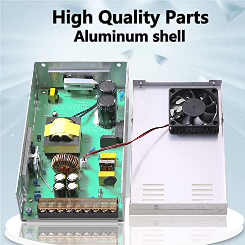 DC 60V 10A 600W Switching Power Supply Adapter 110V AC to 60V DC Converter Power Supply Transformer SMPS for 60Volt Drive Sensor System Lamp Meter Controller Servos Electric Motor2