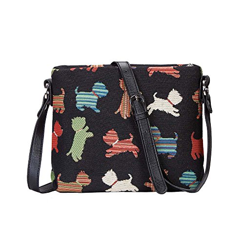 Image of Signare Tapestry Crossbody Bag Sling Shoulder Purse for Women
