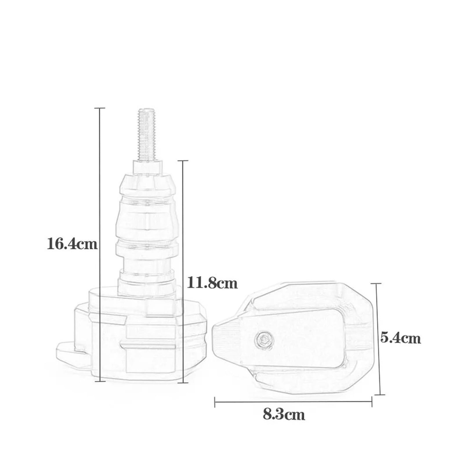 Moto Tamponi Paratelaio Protezione Anticaduta Per Telaio Scorrevole Moto, Antiurto QJMOTOR QJ SRK600 SRK 600