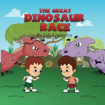 Paperback The Great Dinosaur Race (Fun Rhyming Children's Books) Book