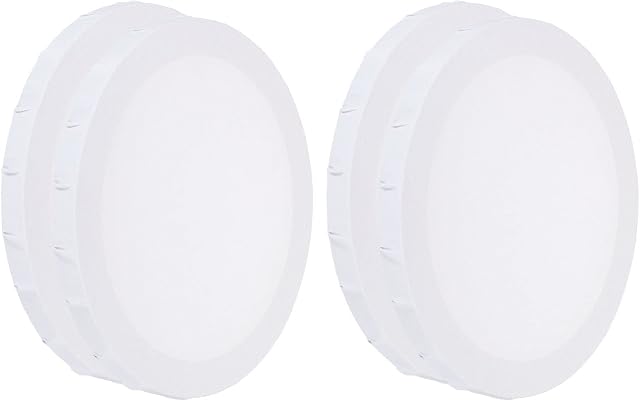 PATIKIL Paint Canvases pour la peinture, paquet de 4 8x8 Panneaux de panneaux d'art en feutre pour acrylique, huile, peinture Tempera, blanc