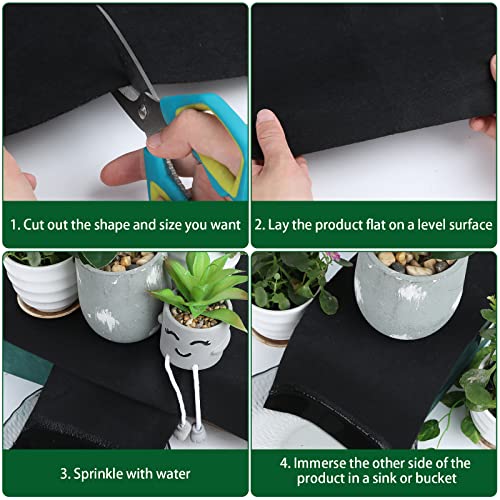 CCCYMM Automatic Plant Watering Mat, Capillary Mat, 3mm Thickness Self Watering Mats - Image 3