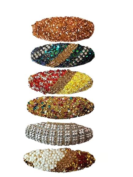 pmw Fancy Saree Pin/Brooches Combo Pack of 4 for Women - Multi Colors - Random Model-picture-36