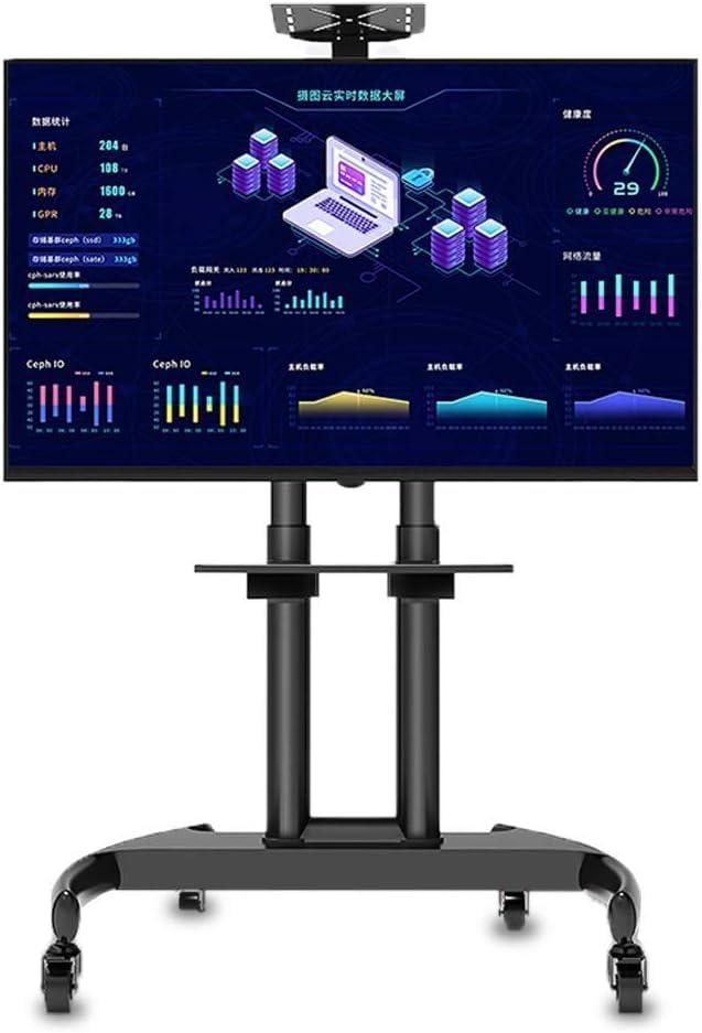 Soporte móvil para TV con ruedas para pantallas de 32 a 70 pulgadas miniatura 1