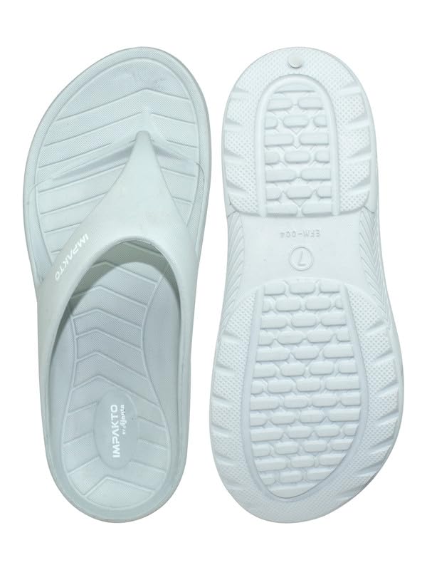 Image of Impakto by Ajanta Casual Slipper for Men with EVA Sole | Durable & Lightweight | Stylish Flip-Flop | Cushioned Footbed - Comfortable