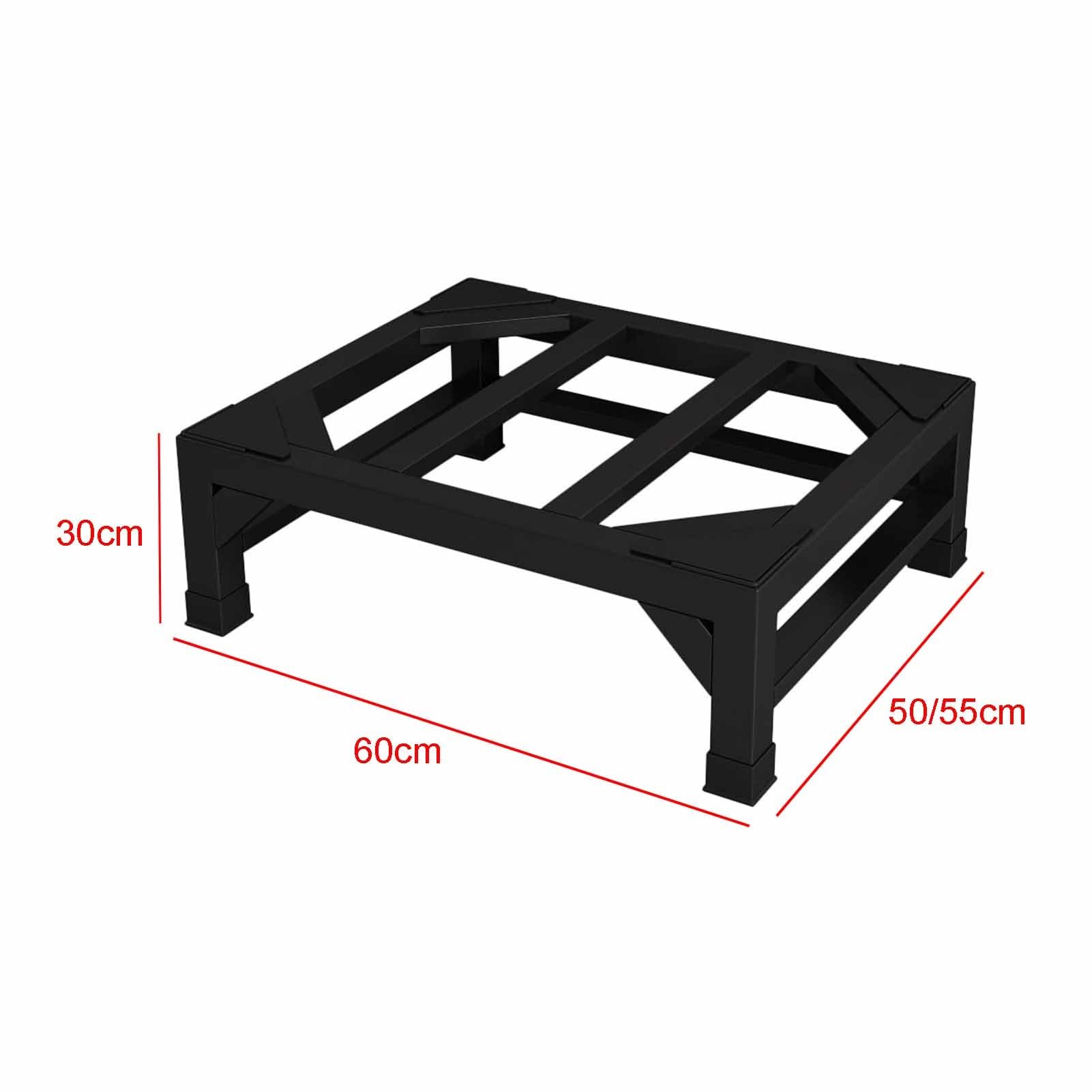 Soporte universal para frigorífico resistente con 4 pies resistentes, diseño de paleta de tierra dividida, pedestal para lavadora y secadora
