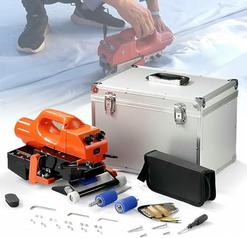 VYUJHNBG Máquina De Soldadura Automática De 800W, 10cm Máquina De Soldadura Plástica del Soldador del, Temperatura De Calentamiento De 0~450 ℃, 220V