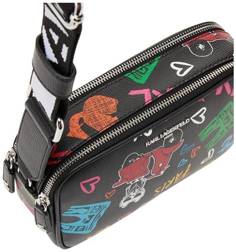 Image of KARL LAGERFELD womens Maybelle Printed Crossbody