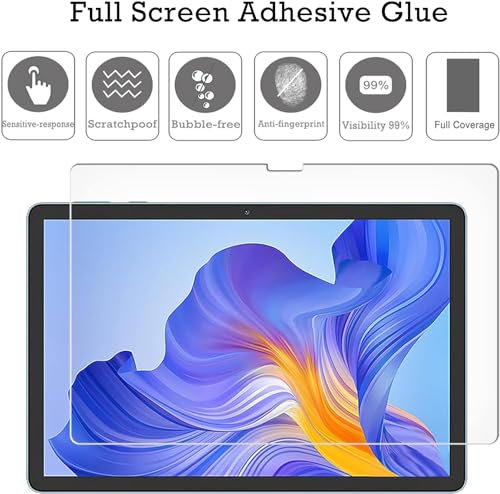 Image of VERTUS Premium Tempered Glass Screen Protector for Honor Pad X8 (10.1 inch inch) (2022) / X8 Lite 10.1 inch 2023 / Huawei MatePad T10 9.7 inch / T10s 10.1 inch with Anti-Scratch & Smudge Proof Coating