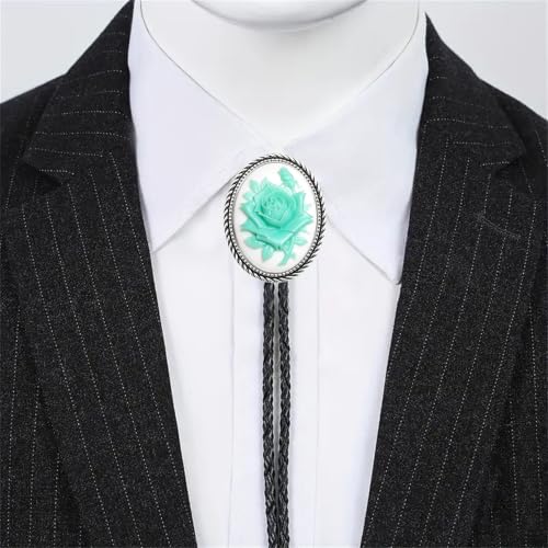 Image of Jeilwiy Bolo Tie for Men, Western Bolero Tie Cowboy Ties Native American Cowgirl Bolo Tie Accessories for Men Women