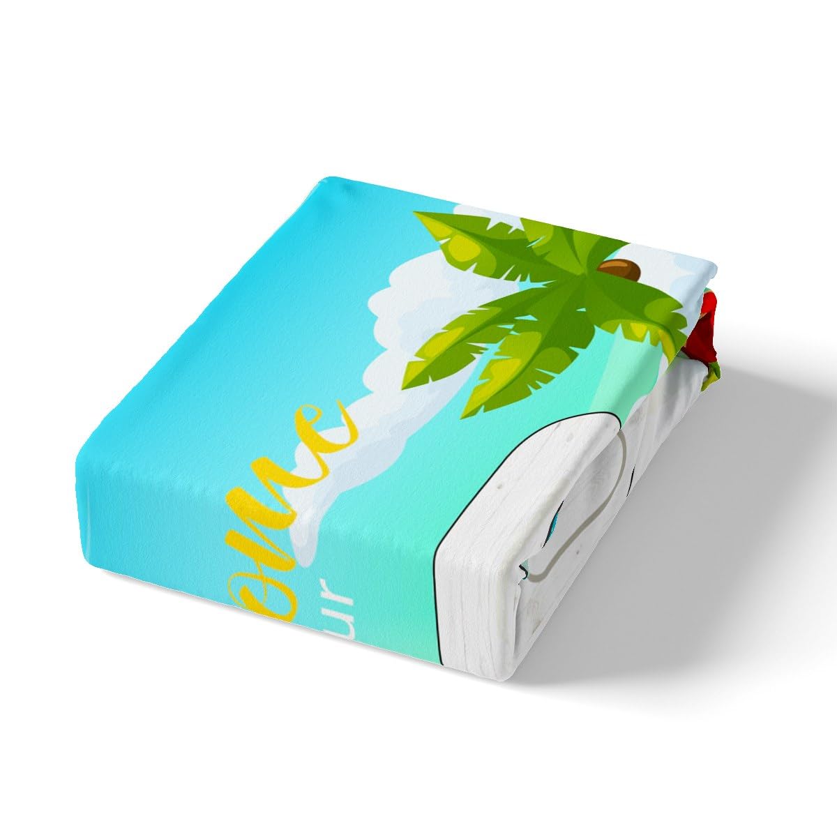 Juego de sábanas bajeras de playa de verano, tamaño King, juego de ropa de cama de 3 piezas para niños y niñas, decoración de habitación de niños y niñas, funda de cama de flamenco tropical con 2