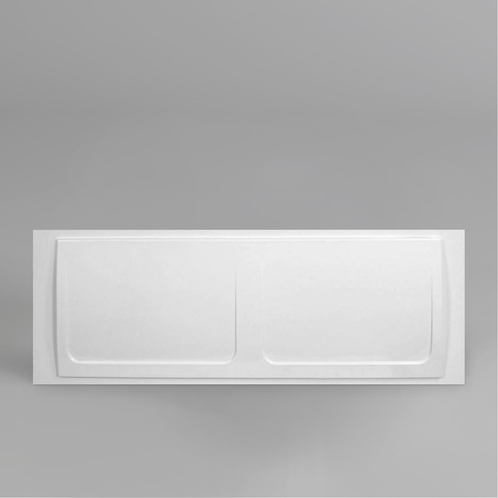 Nes Home 1700Mm X 550Mm High-Gloss White Abs Front Bath Panel For Straight Baths - Easy Install 4071204897983