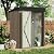 GUNJI 5 x 3 FT Shed Outdoor Storage Shed Metal Garden Shed with Lockable Door Outside Waterproof Tool Shed for Backyard, Patio, Lawn (Brown)