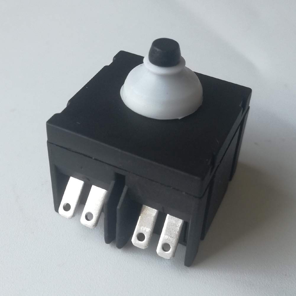 2Pcs KEDU HY28-72 Push Button Switch Electrical Tools Instantaneous Push Switch Dust-Proof Push-Key Switches for Angle Grinders Polishers etc. AC 127/250V 20/16/8A