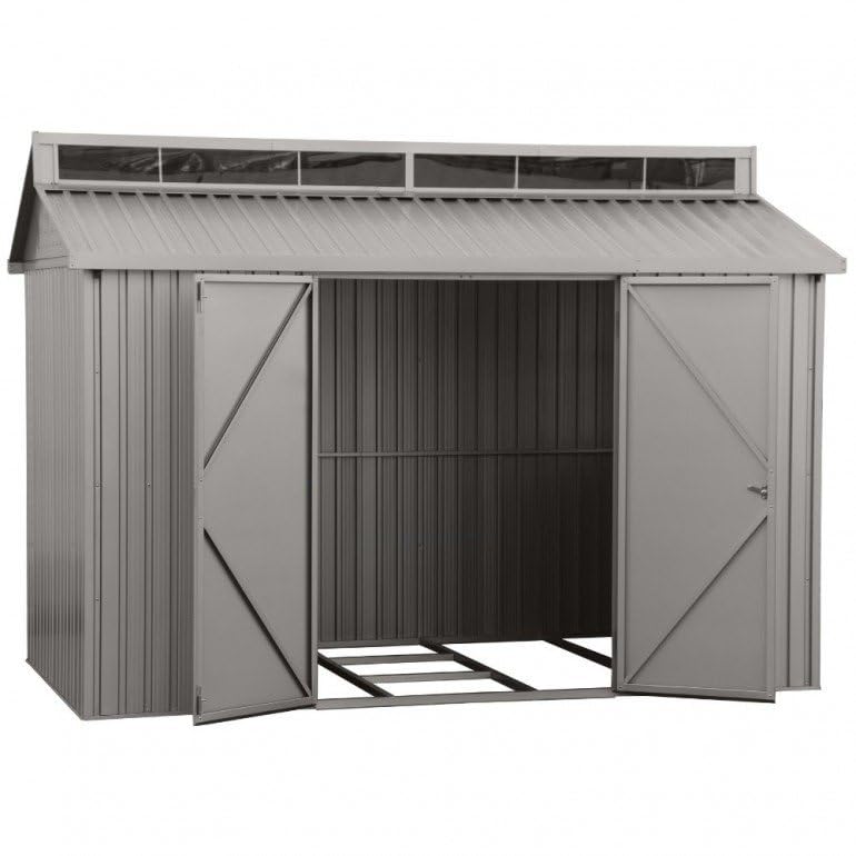 EzoozaDuramax Aluminium Shed, 10'x6' Aluminium 323 x 182.5 x 230.5 cm, Grey