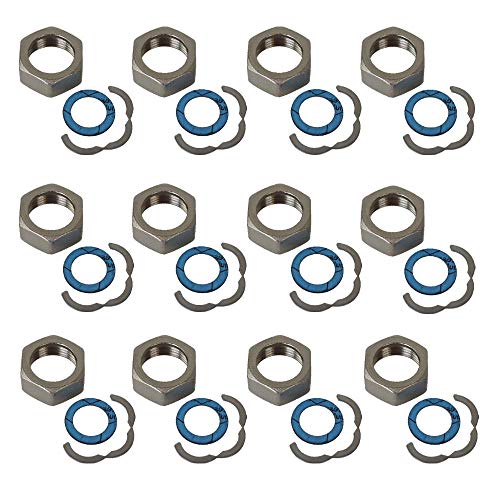 12 Stück Anschluss Set DN16-3/4'' für Edelstahl Wellrohr 3tlg. Verschraubung Solarrohr Solarleitung Fitting Montage Cover