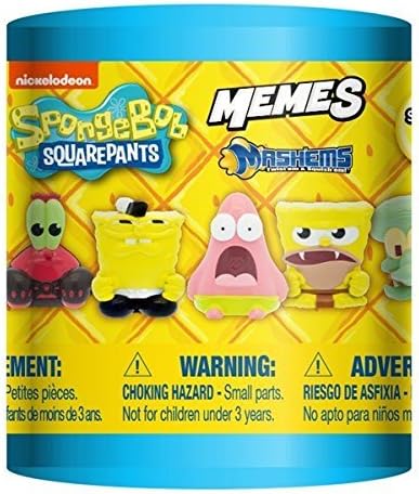 Mash'ems Spongebob 4 Pack Squishy Collectable Toy