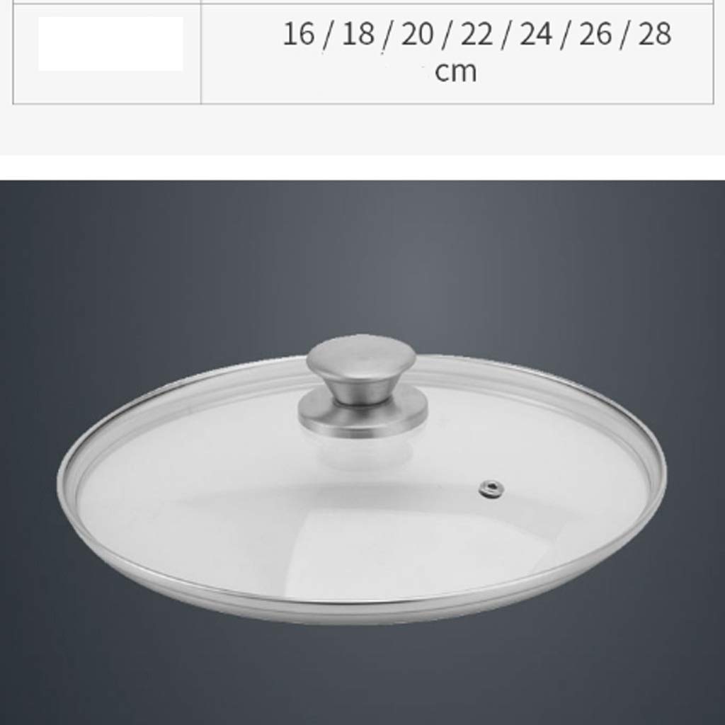 Coperchio in Acciaio Inox, Padella, Wok Sostituzione Coperchio Cucina, Varie opzioni di Dimensione(24cm)