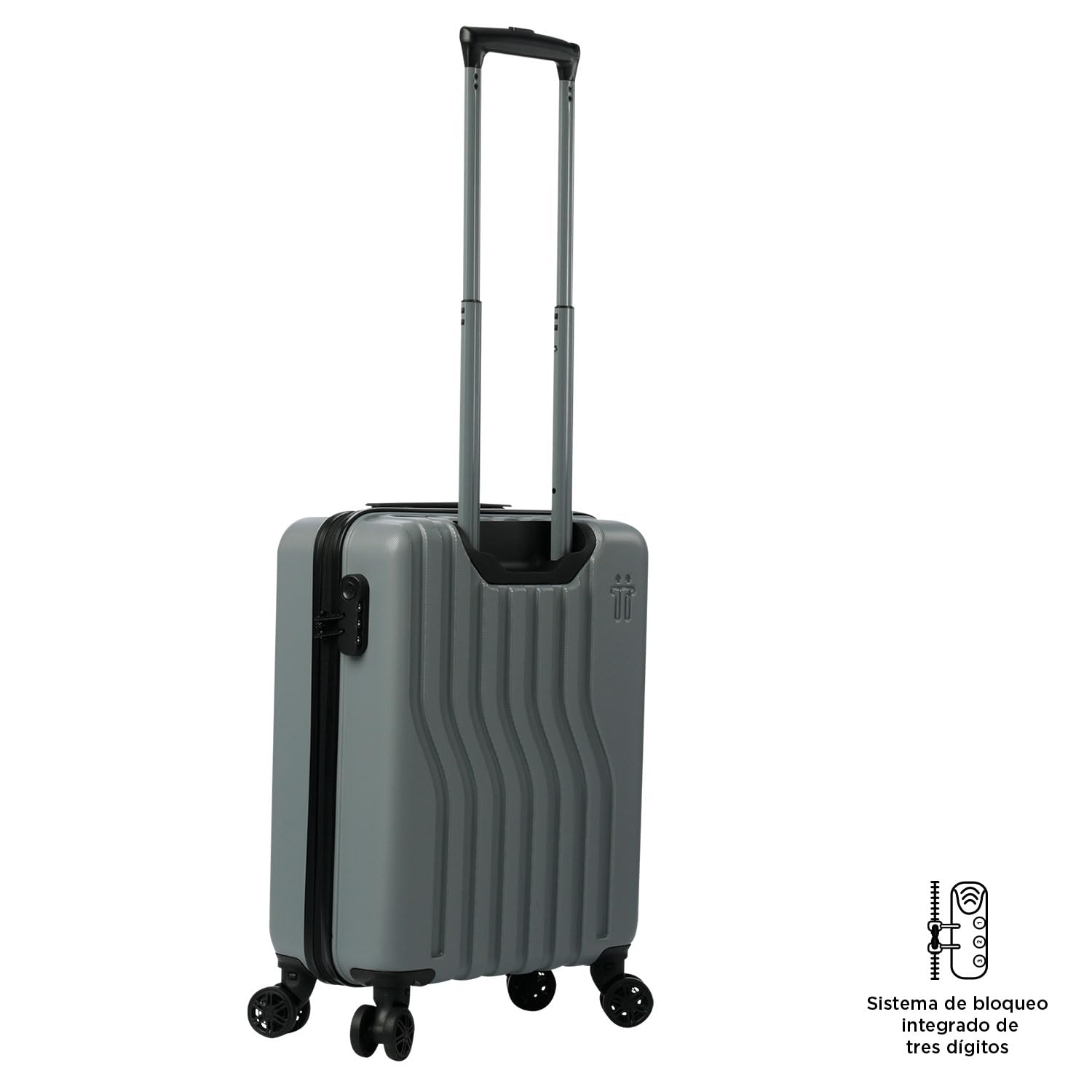 TOTTO - Maleta Trolley Cabina, Modelo Nomad, 39 x 56 x 21 cm, Capacidad 31 L, Resistencia a Impactos, Ruedas 360º Extraíbles, Manija Telescópica, Correas Internas, Candado TSA, Estampado Monument