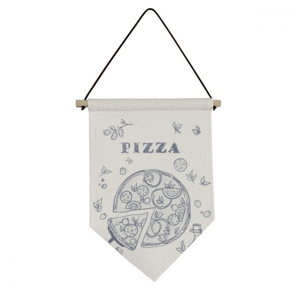 Toile suspendue pizza italienne lavable pour éviter les taches de graisse